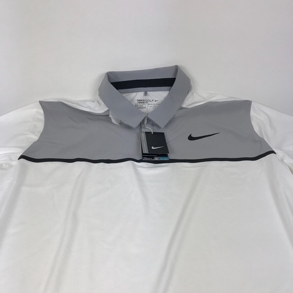Nike Golf Men’s Two Tone Button Polo Shirt - Picture 2 of 7